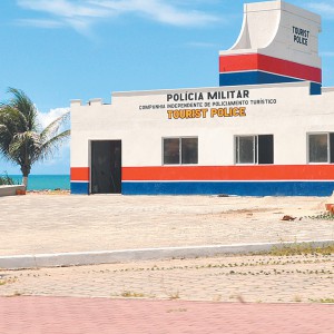 A Tourist Police tem ficado apenas nos letreiros dos carros e do prédio da delegacia. (Foto:Fábio Cortez/DN/D.A Press)