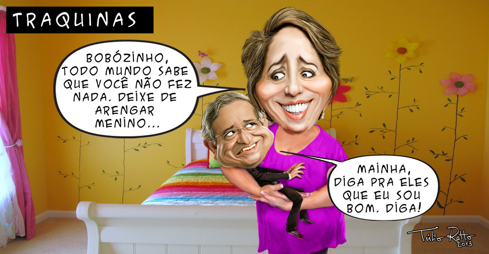 charge de Tulio ratto sobre mimimi de Benito Gama