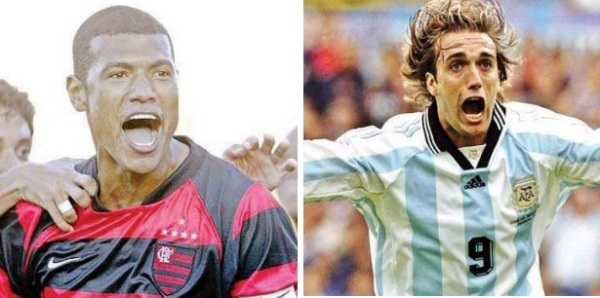 Júnior Baiano (Brasil) e Batistuta (Argentina) estão convocados.