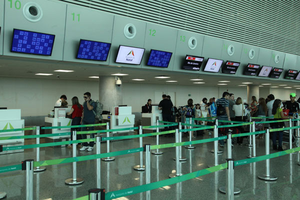 Valor da taxa de embarque a ser cobrada no aeroporto Aluízio Alves ainda não está definido. (Foto: Humberto Sales)