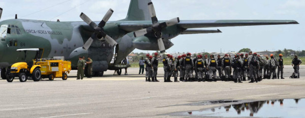 Ao todo, 215 homens atuarão no Rio Grande do Norte para conter crise no sistema penitenciário. (Foto: Ney Douglas)